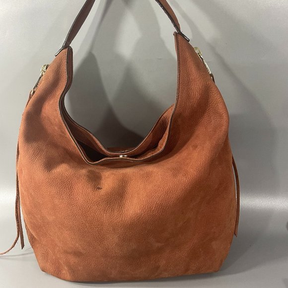 Rebecca Minkoff "Bryn" Double Zip Hobo Shoulder Handbag - Picture 4 of 15